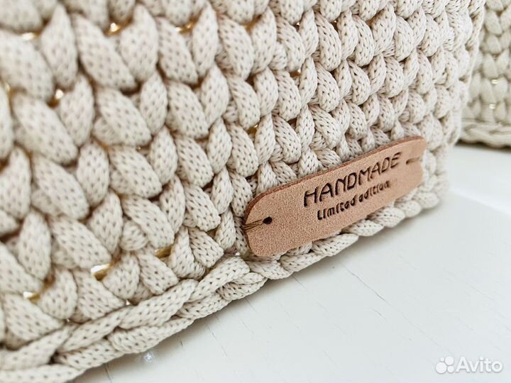 Вязаные корзинки для дома