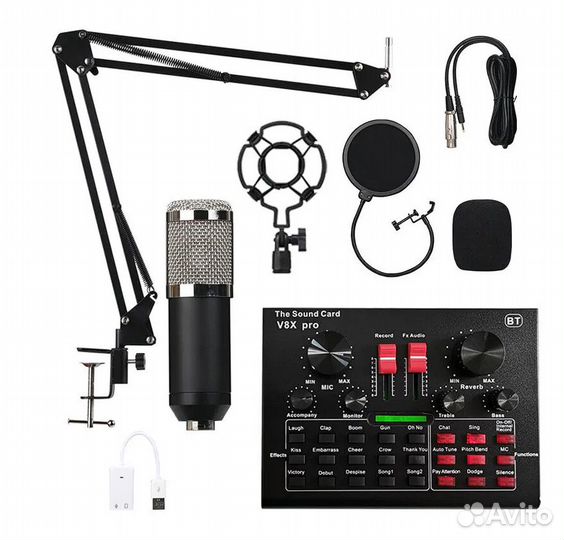 Аксессуар для микрофона для живого вокала BM-800