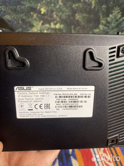 Wifi роутер Asus RT-N10P