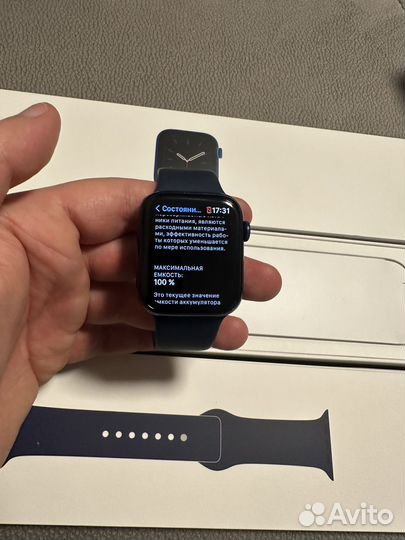 Apple Watch 6 44 mm (акб100/идеал)