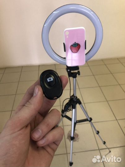 Кольцевая лампа 26 + штатив