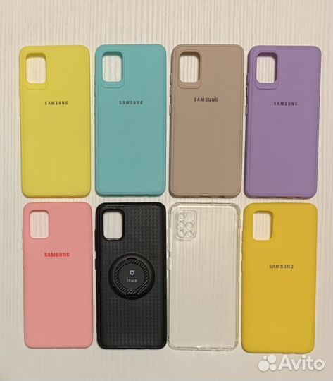 Чехол, стекло на экран Samsung A51/ А71