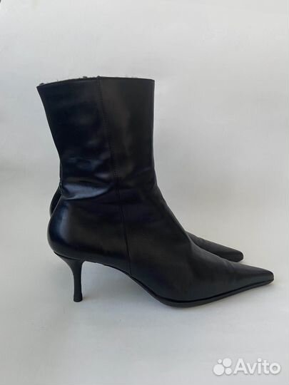 Остроносые сапоги Le Silla Италия натуральная кожа