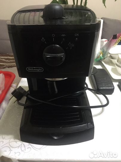 Кофеварка рожкового типа De Longhi EC145