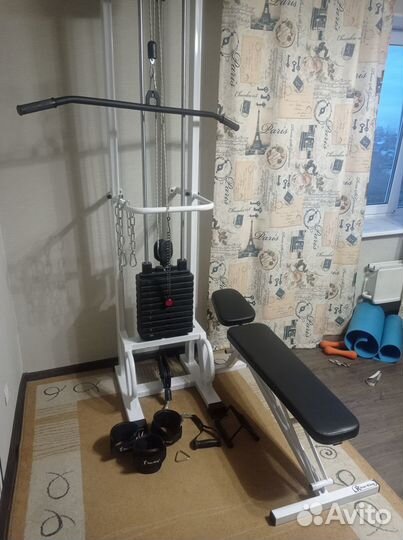 Многофункциональный тренажёр iron King со скамьей