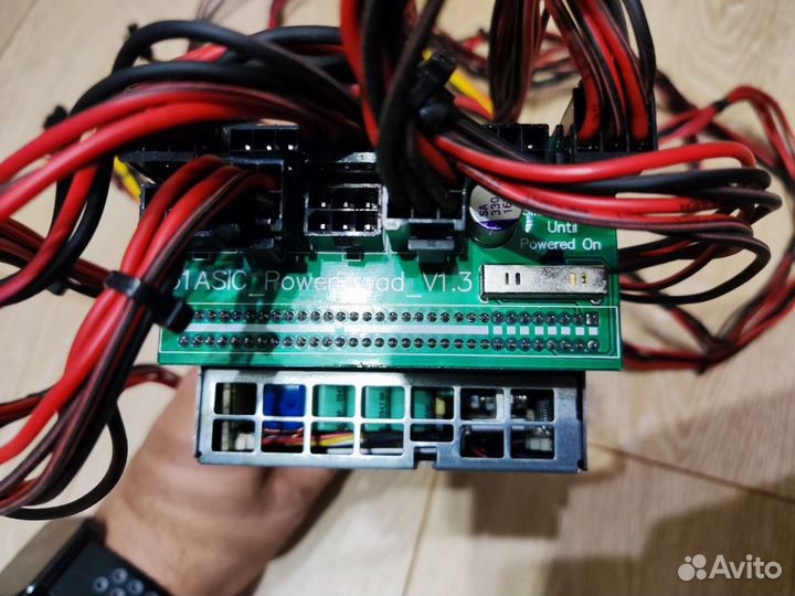 Серверный блок питания hp 1200w зелёный