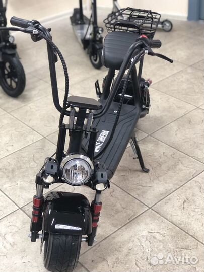 Электроскутер White-Siberia mini-R