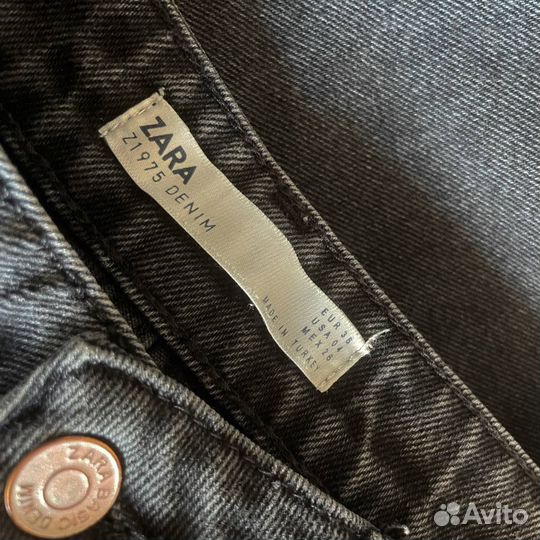 Джинсы zara черные