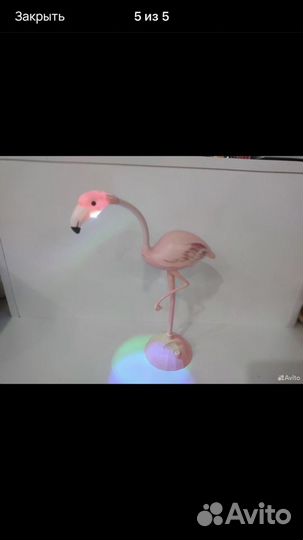 Ночник фламинго