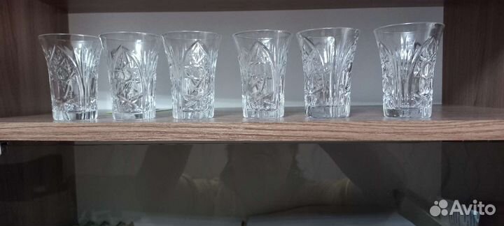 Стопки хрустальные СССР