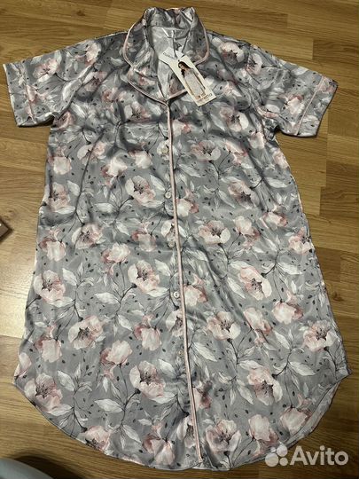 Новый халат-рубашка M