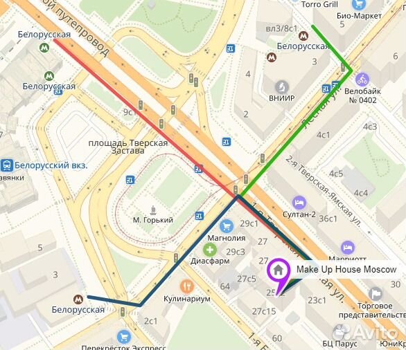 Аренда мест визажиста, стилиста, бровиста