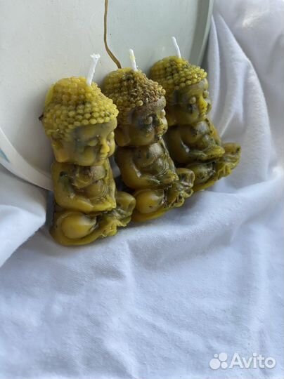 Свечи восковые будды