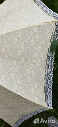 Зонт женский ажурный трость