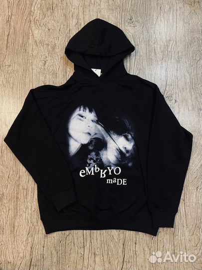 Худи черное мужское