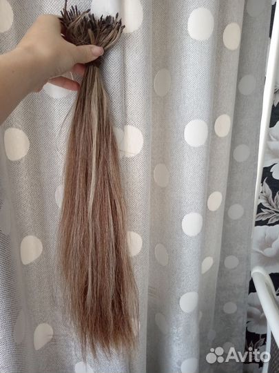 Волосы для наращивания 60 см бу