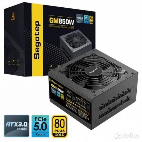 Блок питания Segotep GM850W,80Plus Gold,ATX3.0+PCI