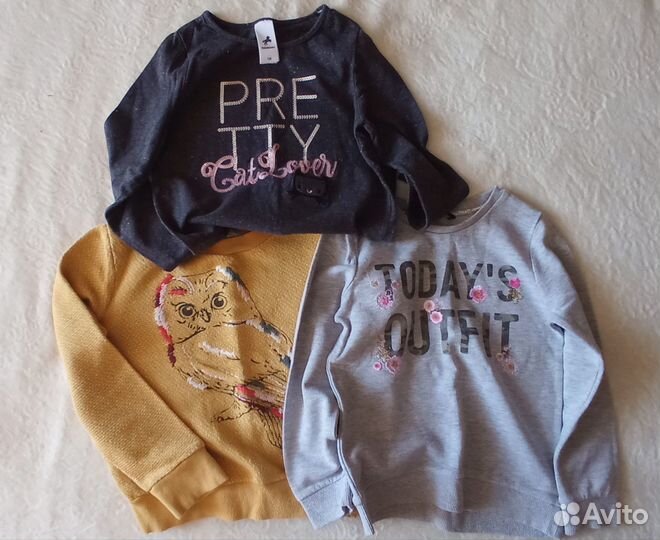Вещи пакетом на девочку 122 128