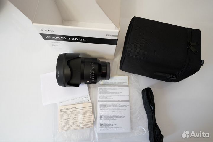 Объектив Sigma 35mm f/1.2 DG DN Art Sony E