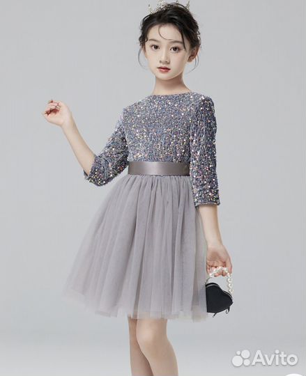 Детское нарядное платье 134 140