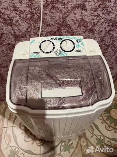 Стиральная машинка мини полуавтомат Славда 3 кг