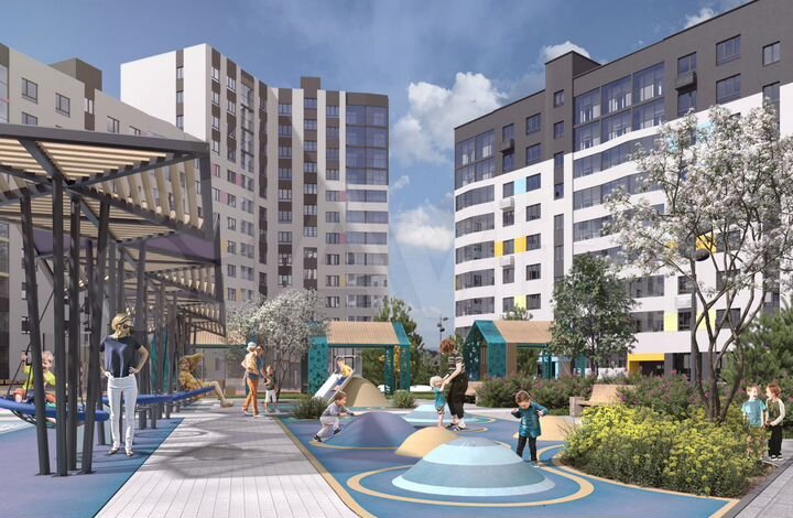 3-к. квартира, 76 м², 1/9 эт.