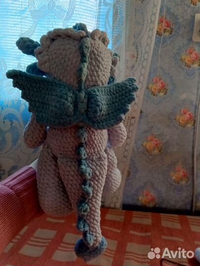 Игрушка ручной работы дракончик