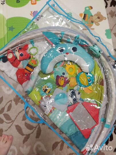 Развивающий коврик tiny love солнечная полянка