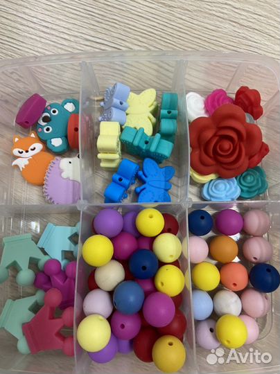 Силиконовые бусины