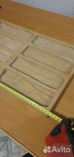 Силиконовая форма для декоративного кирпича