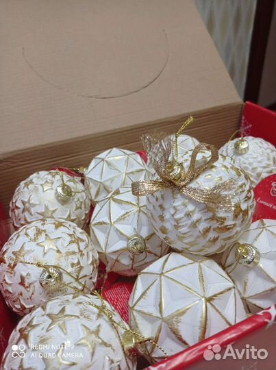 Елочный шар, диаметр 8 см