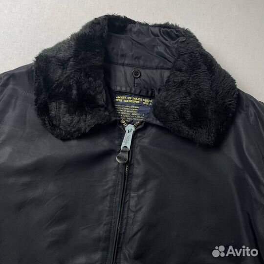 Винтажный бомбер US Police Jacket