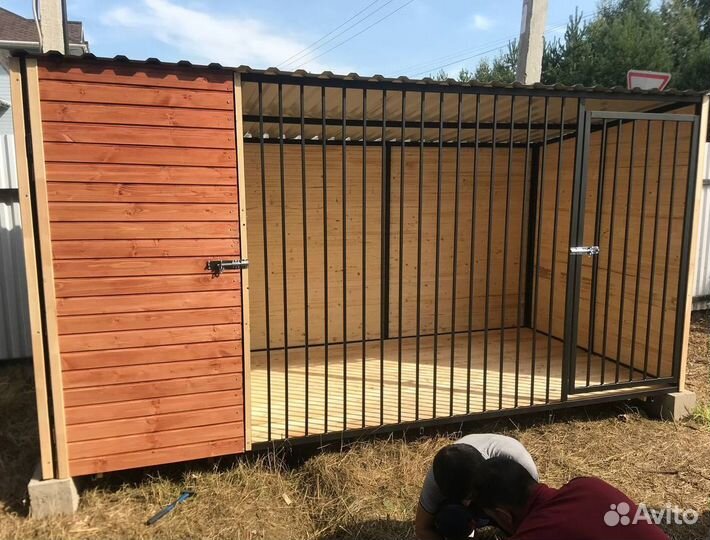 Вольер для собак под ключ