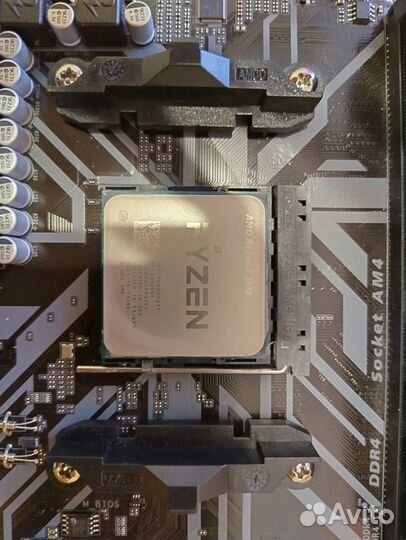 Комплект am4 мать проц оператива охлад
