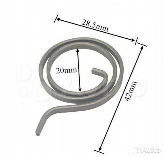 Возвратная пружина для дверной ручки