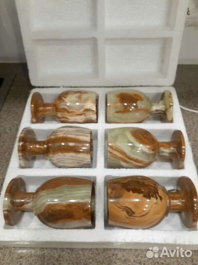 Бокалы из оникса