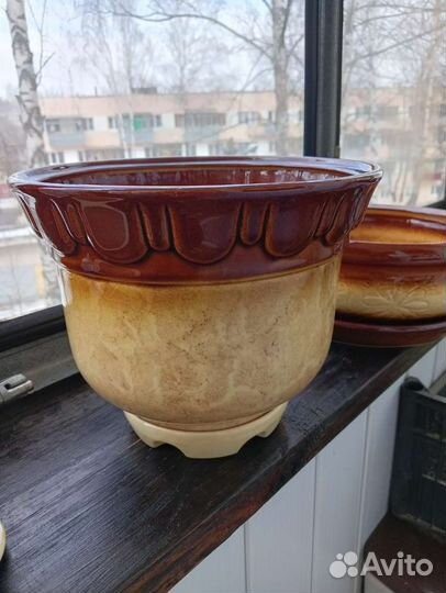 Керамические горшки для цветов