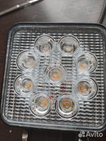 LED Фарa. Bullboy 28 watt.Теплый цвет