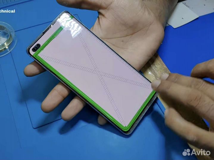 Стекло с Заменой Samsung galaxy S10+ (G975)