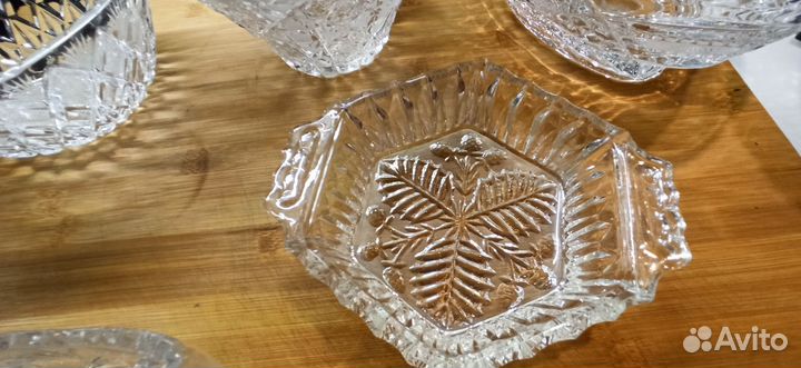 Хрустальные салатники СССР