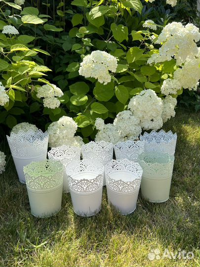 Металлические кашпо IKEA горшок для цветов