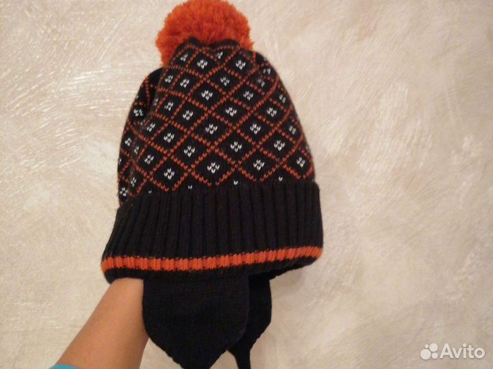 Шапка для мальчика 52 зима в идеале