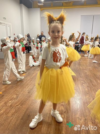 Костюм белки для девочки