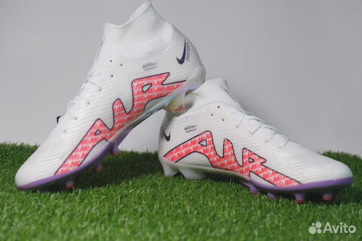 Бутсы Nike mercurial White AG V2