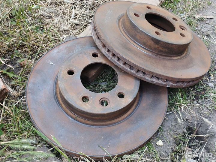 Опорные диски передние на туарег