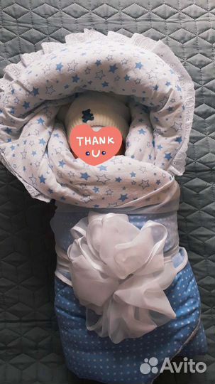 Одеяло (комплект) на выписку еврозима, деми