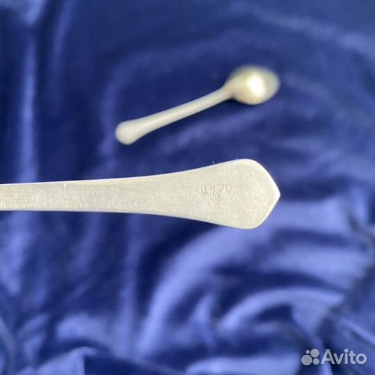 Кофейные ложки СССР мельхиор Таллин TJ