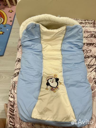 Конверт зимний на овчине