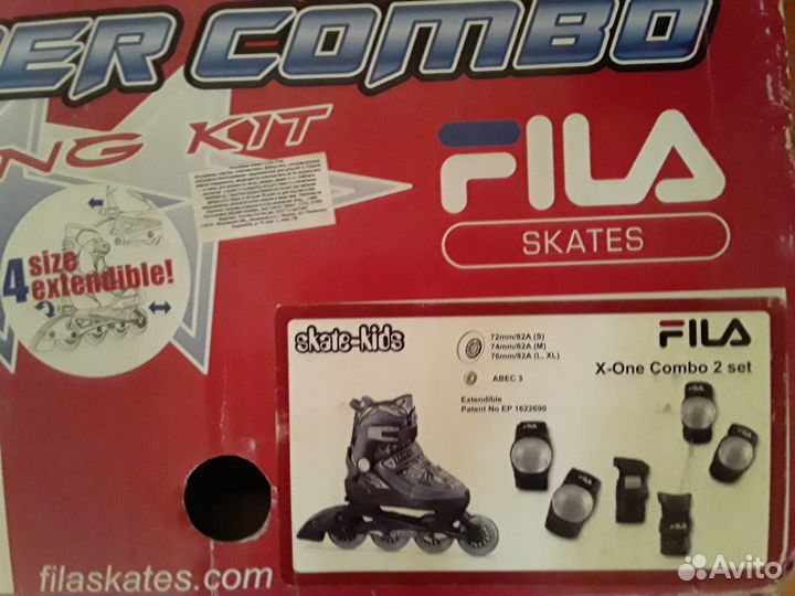 Роликовые коньки fila