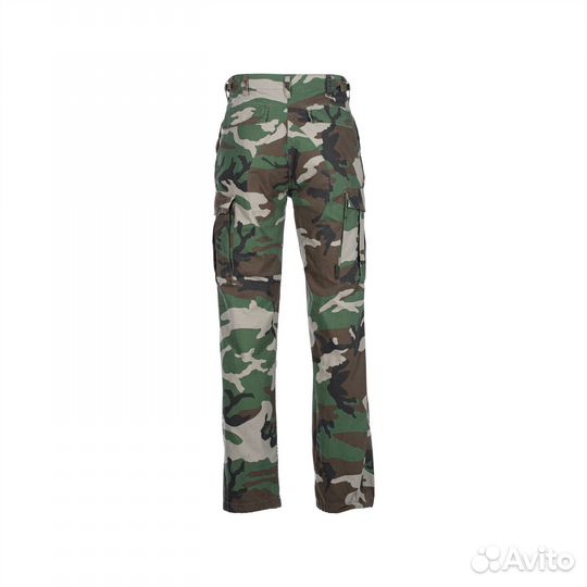 Pants BDU Style woodland Ripstop washed